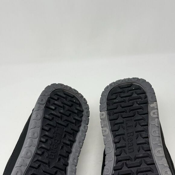 LL Bean All Week Slipper Mocs Mens 13 M Leather Shearling Lined Outdoor Shoes - Picture 14 of 15